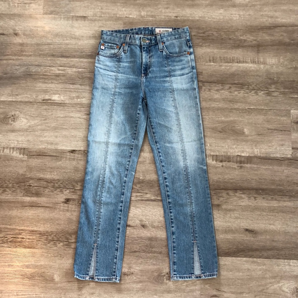 AG Jeans the Isabelle high rise straight crop 25